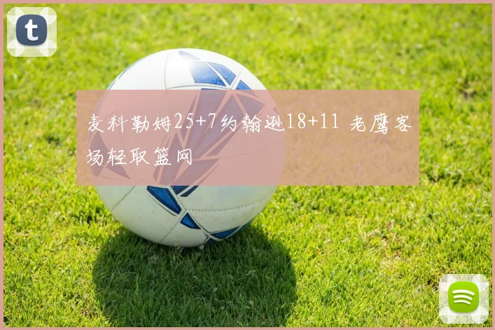 麦科勒姆25+7约翰逊18+11 老鹰客场轻取篮网